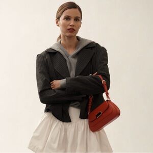 Anthropologie Boxy Blazer Jacket Size Large